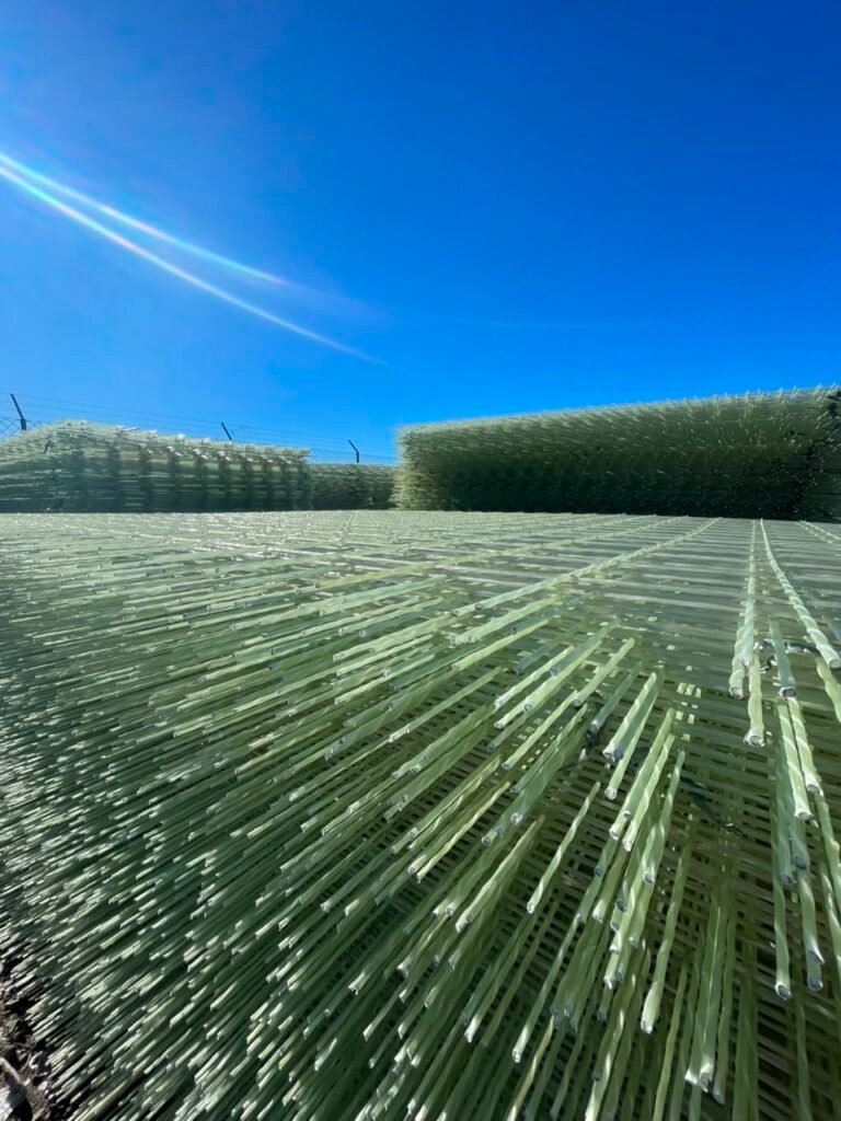 Mallas de fibra de vidrio al aire libre